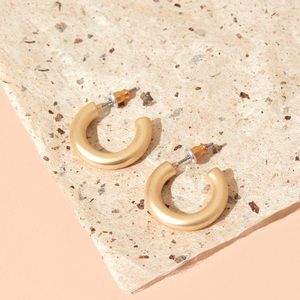 SANCTUARY PROJECT Thick Gold Hoops